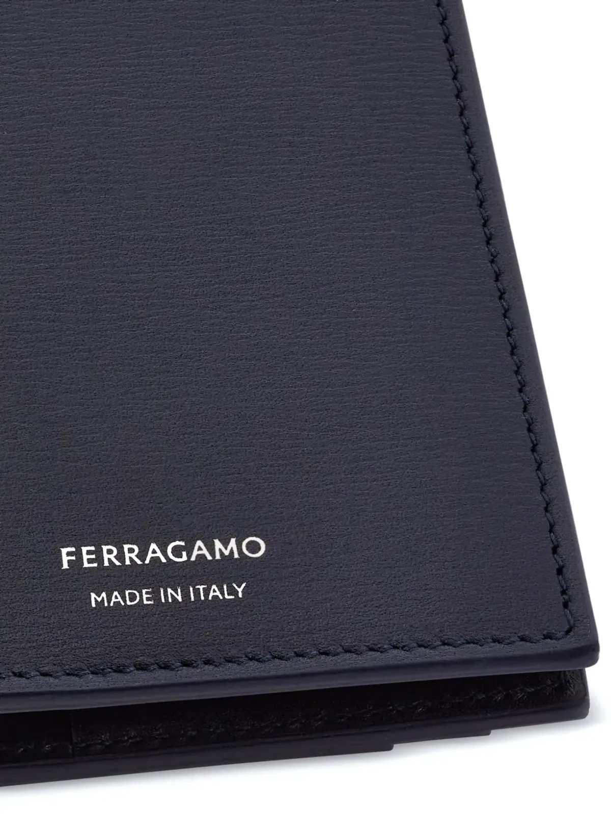 Ferragamo ロゴスタンプ カードホルダー ブルー - 画像5