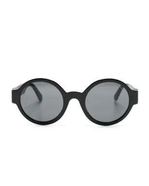 Moncler Eyewear ロゴプレート丸型フレームサングラス - サムネイル1