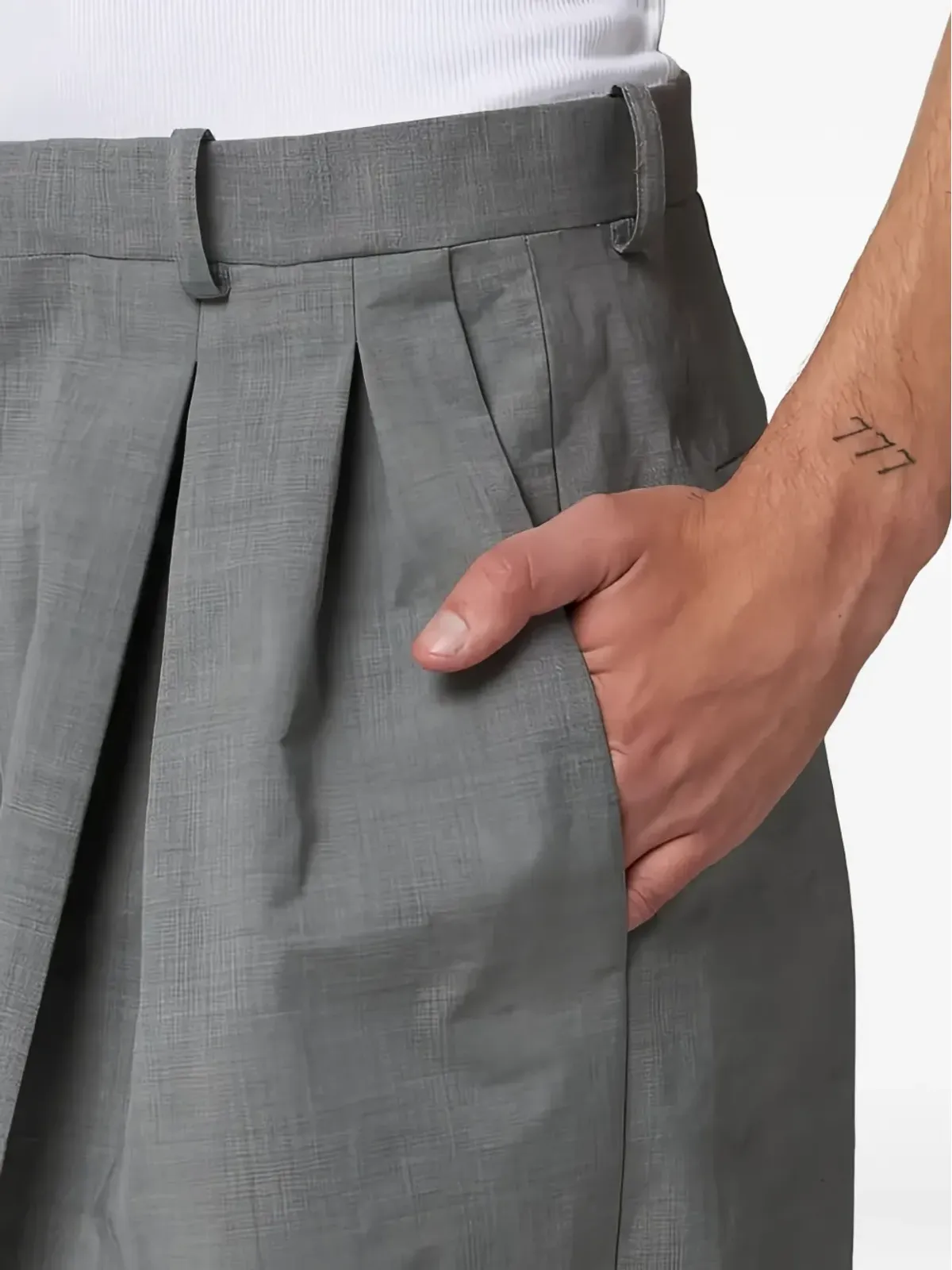 Hed Mayner プリーツ付きカフパンツ - 画像2