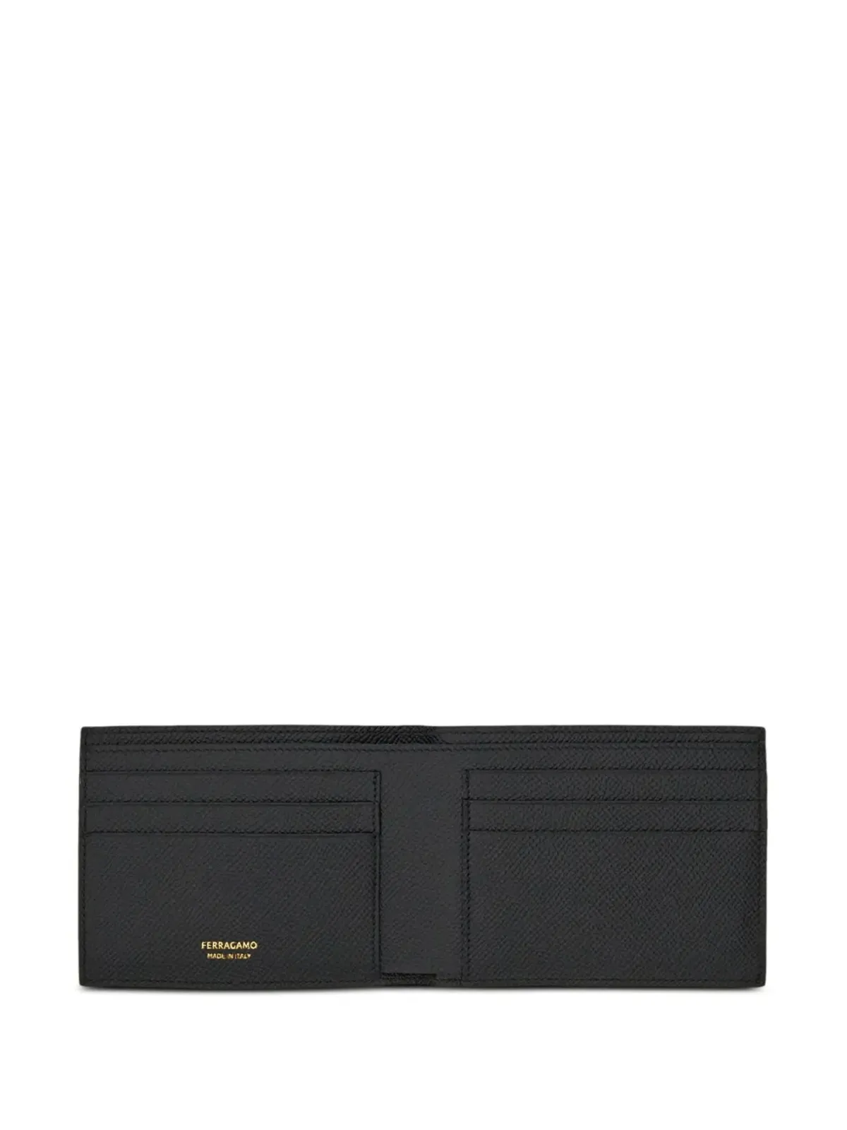 Ferragamo ガンチーニ 二つ折り レザー 財布 - ブラック - 画像3