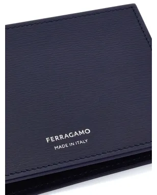 Ferragamo ロゴスタンプ ウォレット - ブルー - サムネイル4