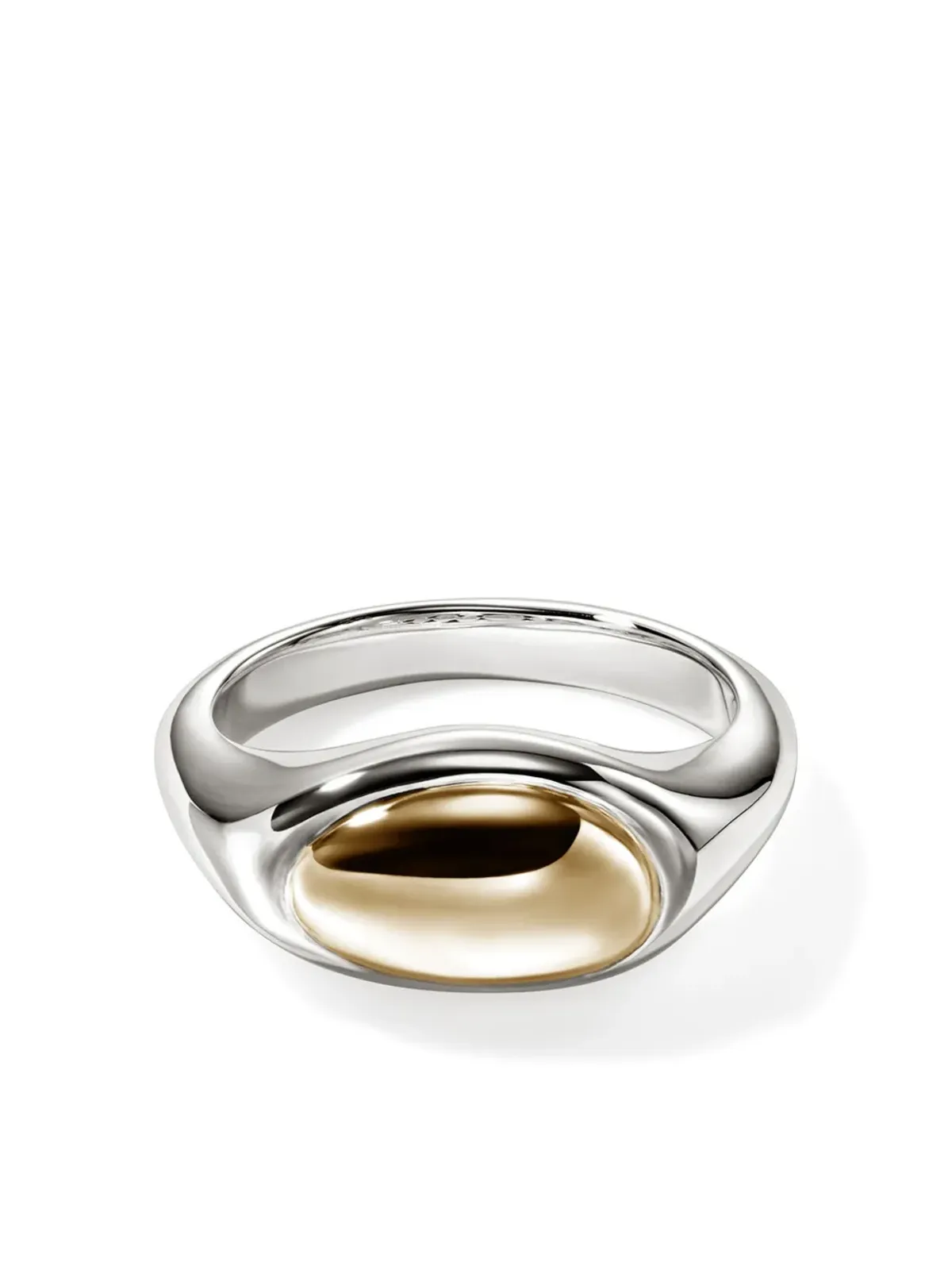 John Hardy 14K イエローゴールド ペブルリング - 画像1