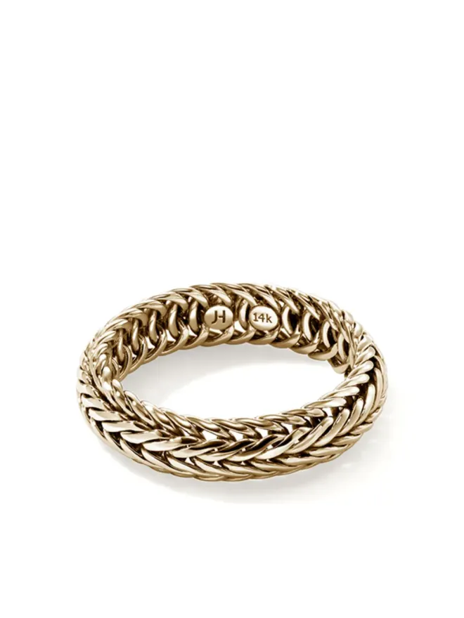 John Hardy John Hardy カミ チェーンリング 14K イエローゴールドの商品画像