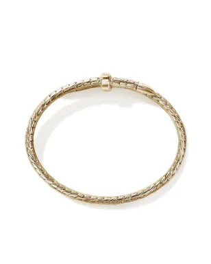 John Hardy 14Kイエローゴールド スピアフレックス カフブレスレット - サムネイル3