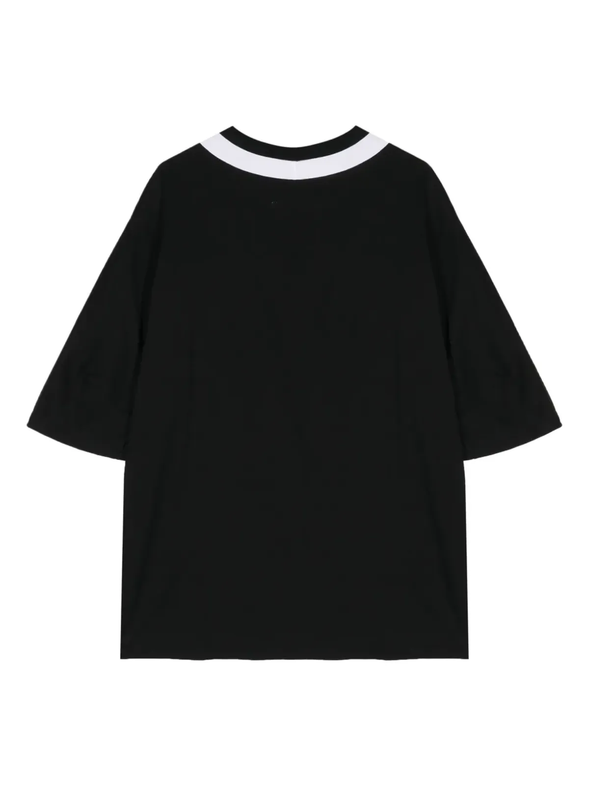 Fumito Ganryu ツートーンコットンTシャツ - 画像2