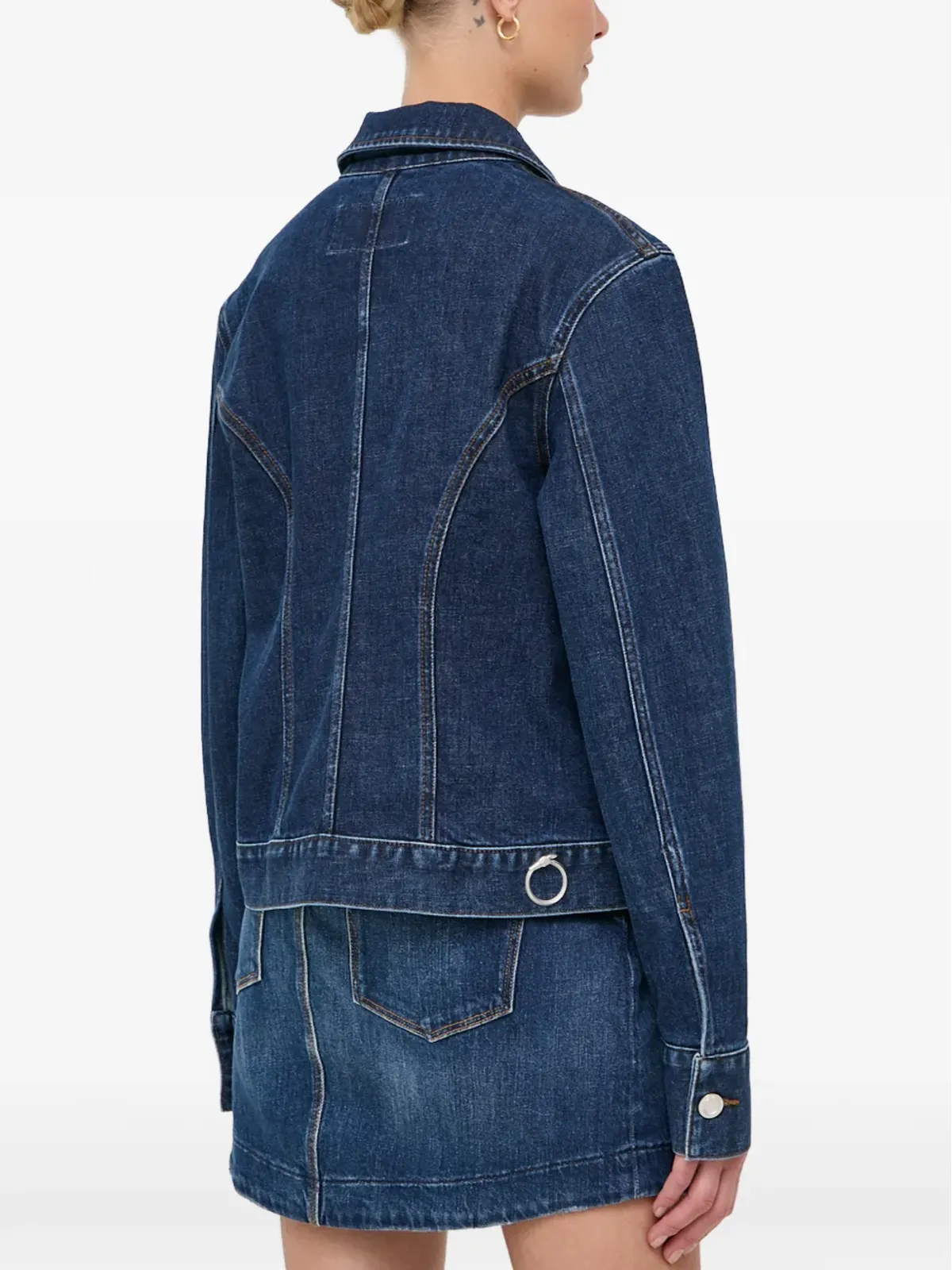 Trussardi ボタンアップデニムジャケット - 画像3