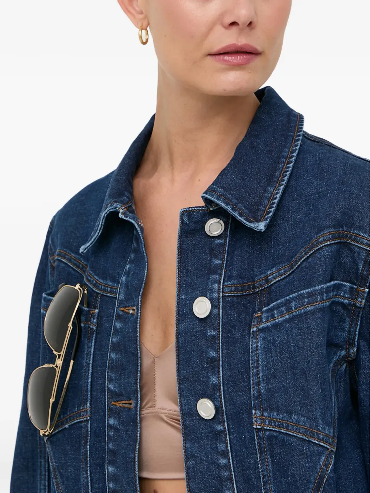 Trussardi ボタンアップデニムジャケット - 画像4