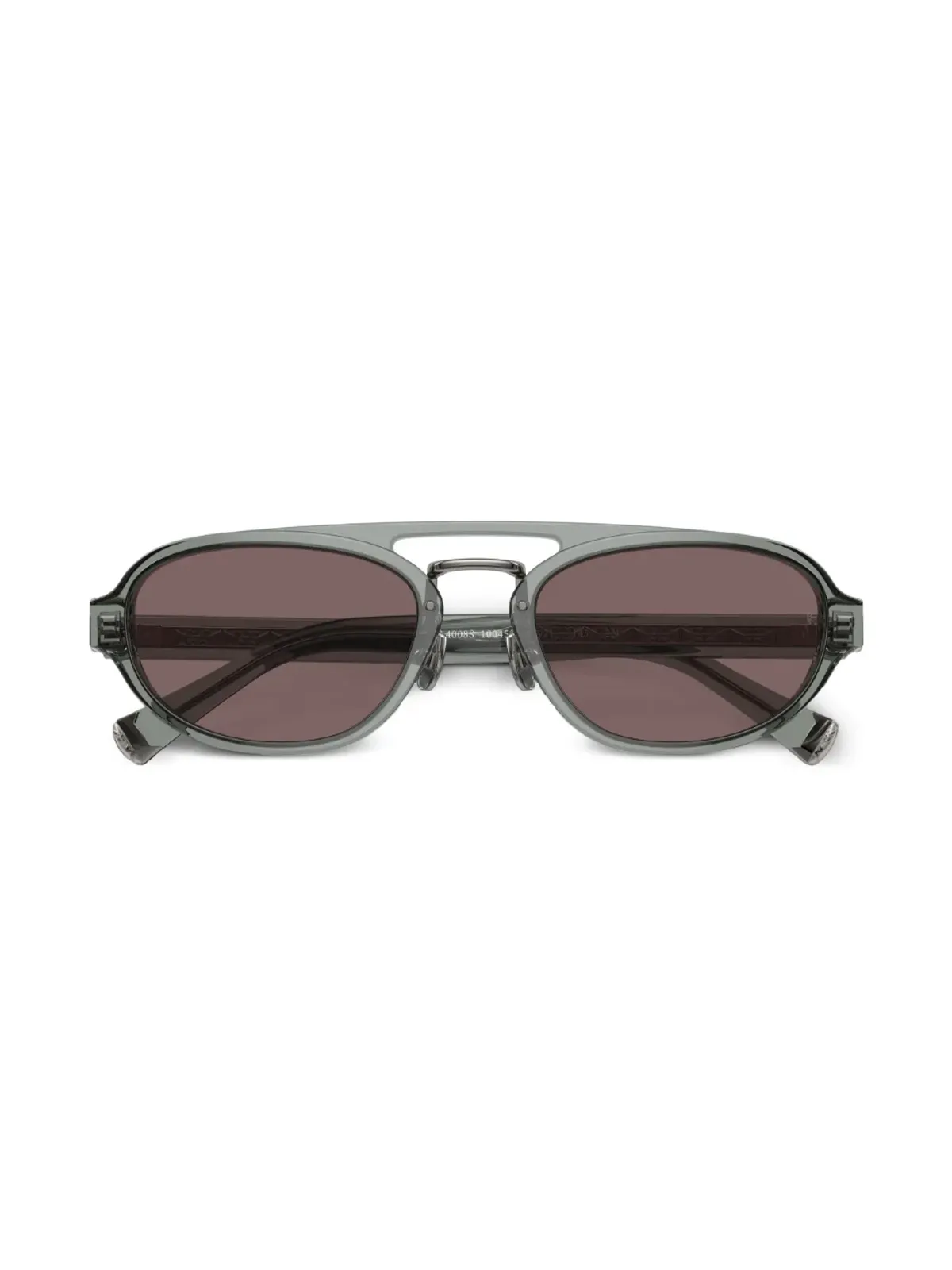 Brunello Cucinelli BC4008S オーバルフレーム サングラス - グレー - 画像5