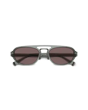 Brunello Cucinelli BC4008S オーバルフレーム サングラス - グレー - サムネイル5