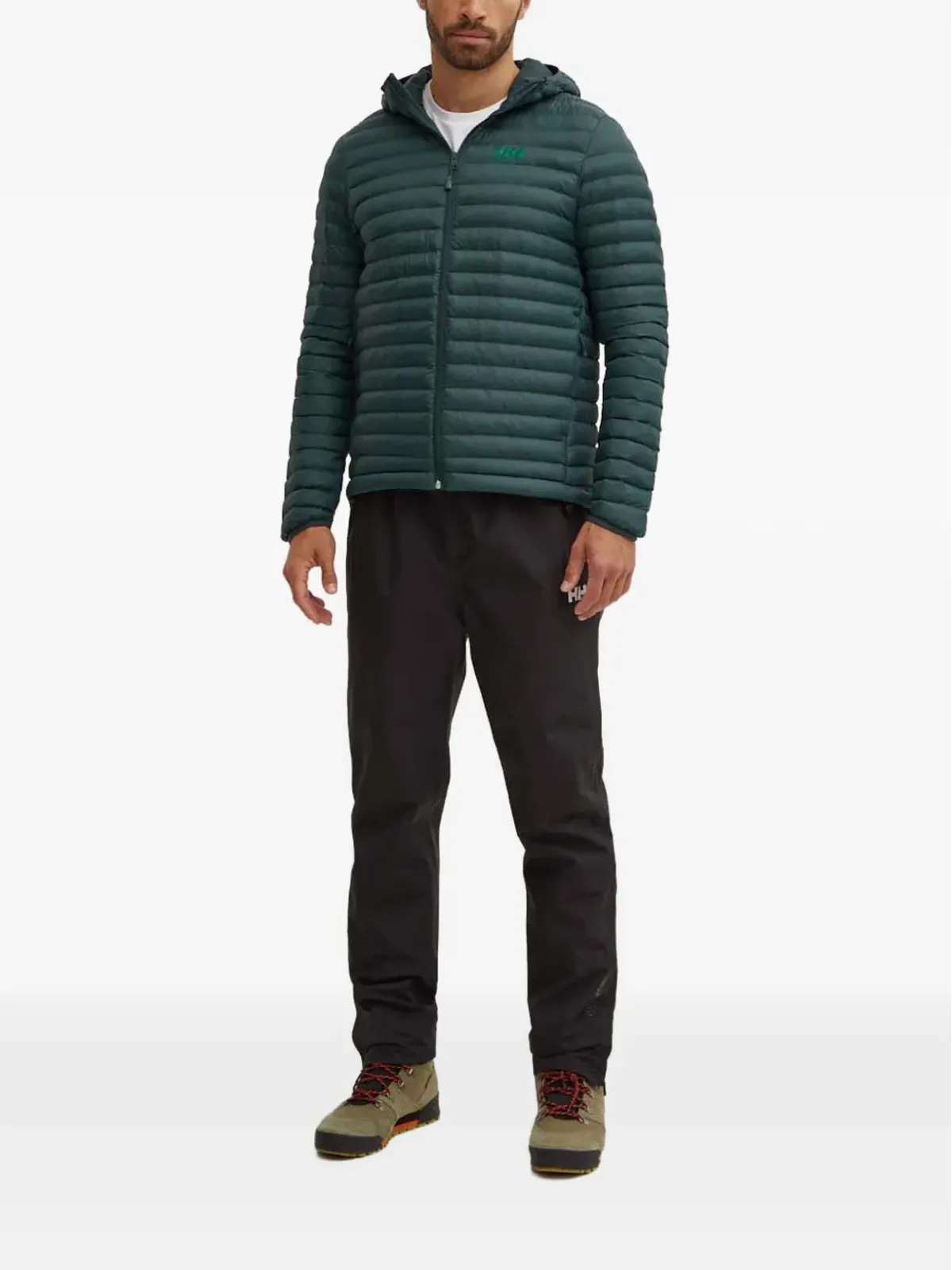 Helly Hansen ロゴディテールのフード付きパデッドジャケット - 画像2