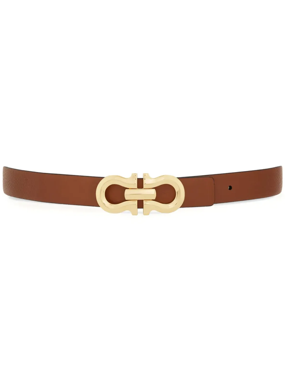 Ferragamo リバーシブル ガンシーニ レザー ベルト - 画像1