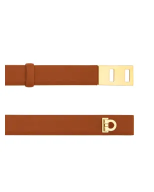Ferragamo アジャスタブル ハグ レザー ベルト - ブラウン - サムネイル2