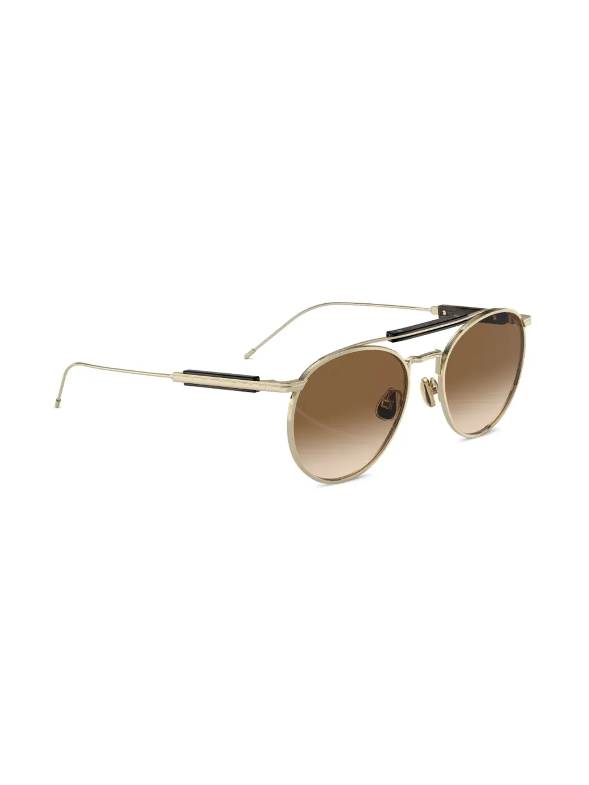 Brunello Cucinelli BC2004ST ラウンドフレーム サングラス - 501651 - 画像5