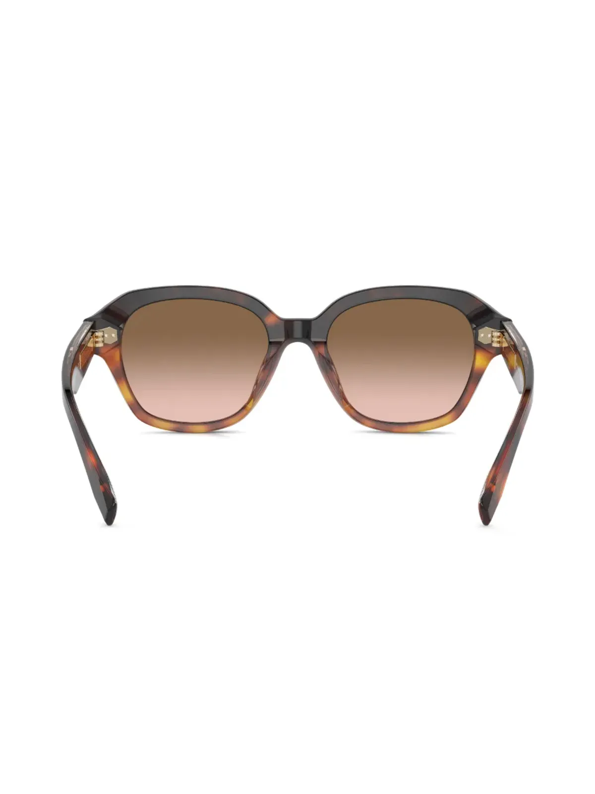 Brunello Cucinelli ブラウン ラウンドフレーム サングラス - 画像4