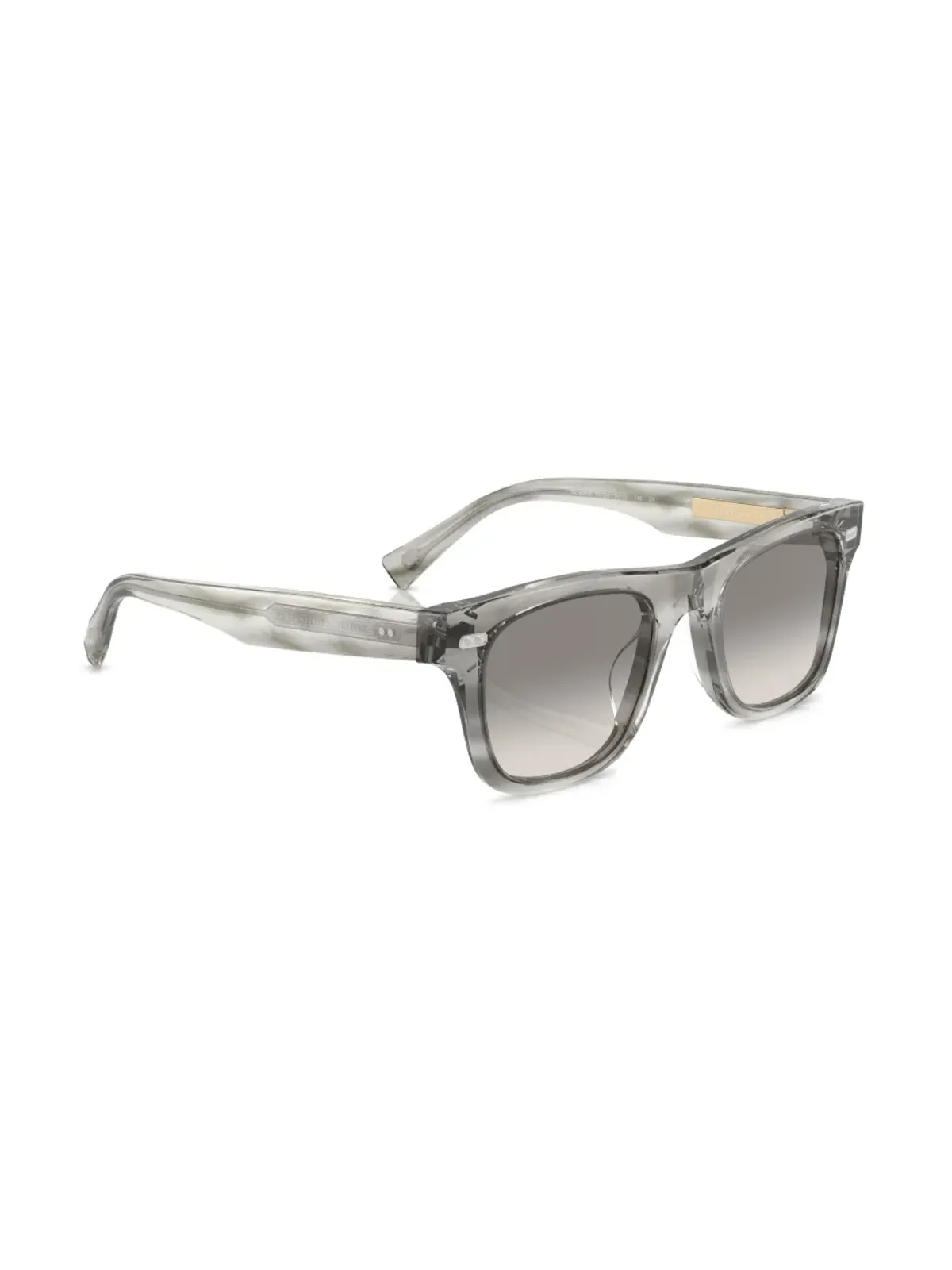 Brunello Cucinelli BC4002S スクエアフレーム サングラス - ストライプグレー - 画像5