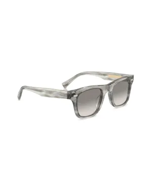 Brunello Cucinelli BC4002S スクエアフレーム サングラス - ストライプグレー - サムネイル5