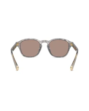 Brunello Cucinelli BC4006S ラウンドフレーム サングラス - グレー - サムネイル4