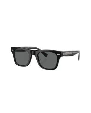 Brunello Cucinelli BC4002S Mr.Brunello レクタングルフレーム サングラス - ブラック - サムネイル2
