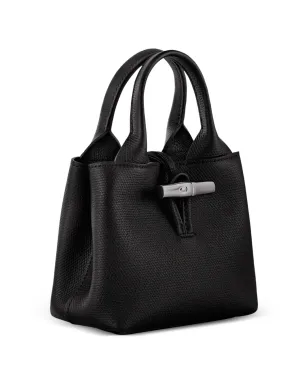 Longchamp Le Roseau トートバッグ ブラック - サムネイル4