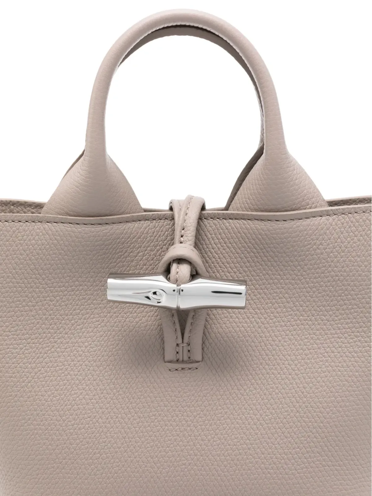 Longchamp Le Roseau レザー トートバッグ - 画像4