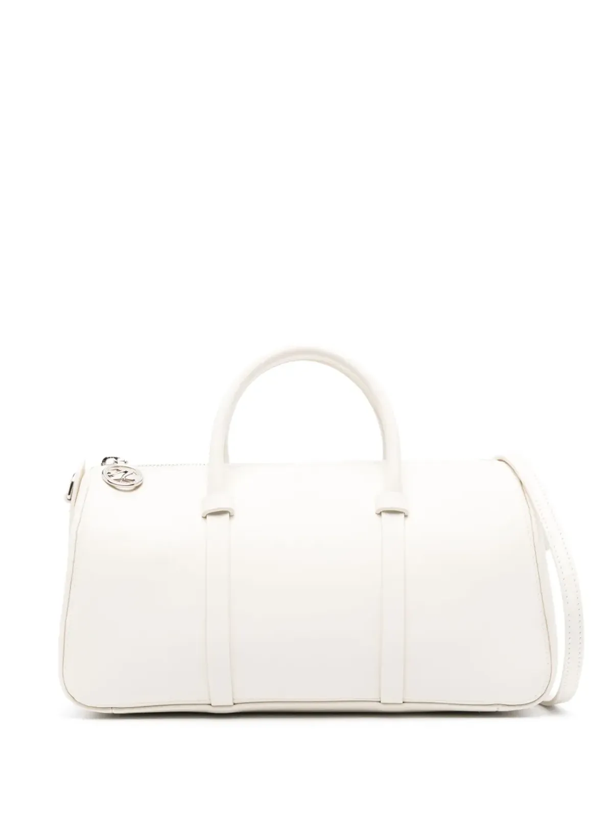 Longchamp ロゴ型押しレザートートバッグ - ホワイト - 画像1