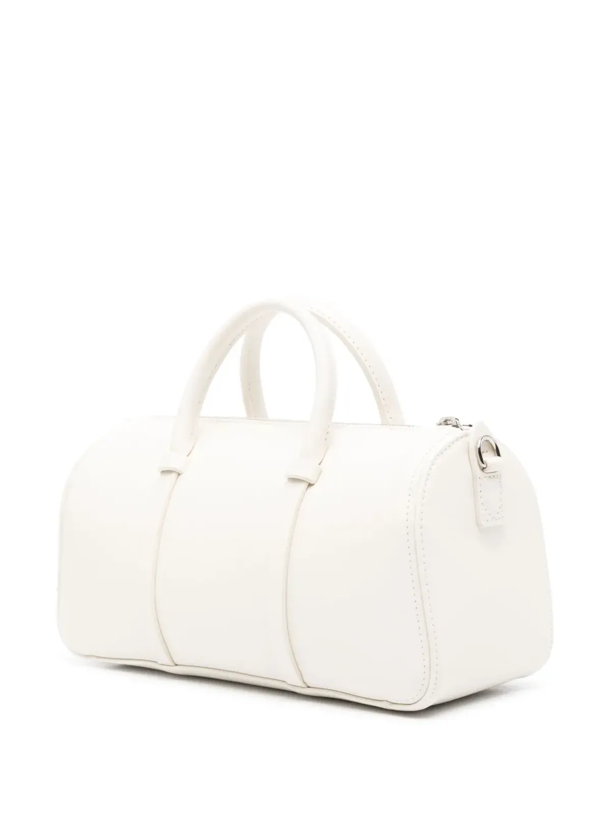 Longchamp ロゴ型押しレザートートバッグ - ホワイト - 画像3