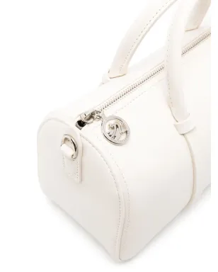 Longchamp ロゴ型押しレザートートバッグ - ホワイト - サムネイル4