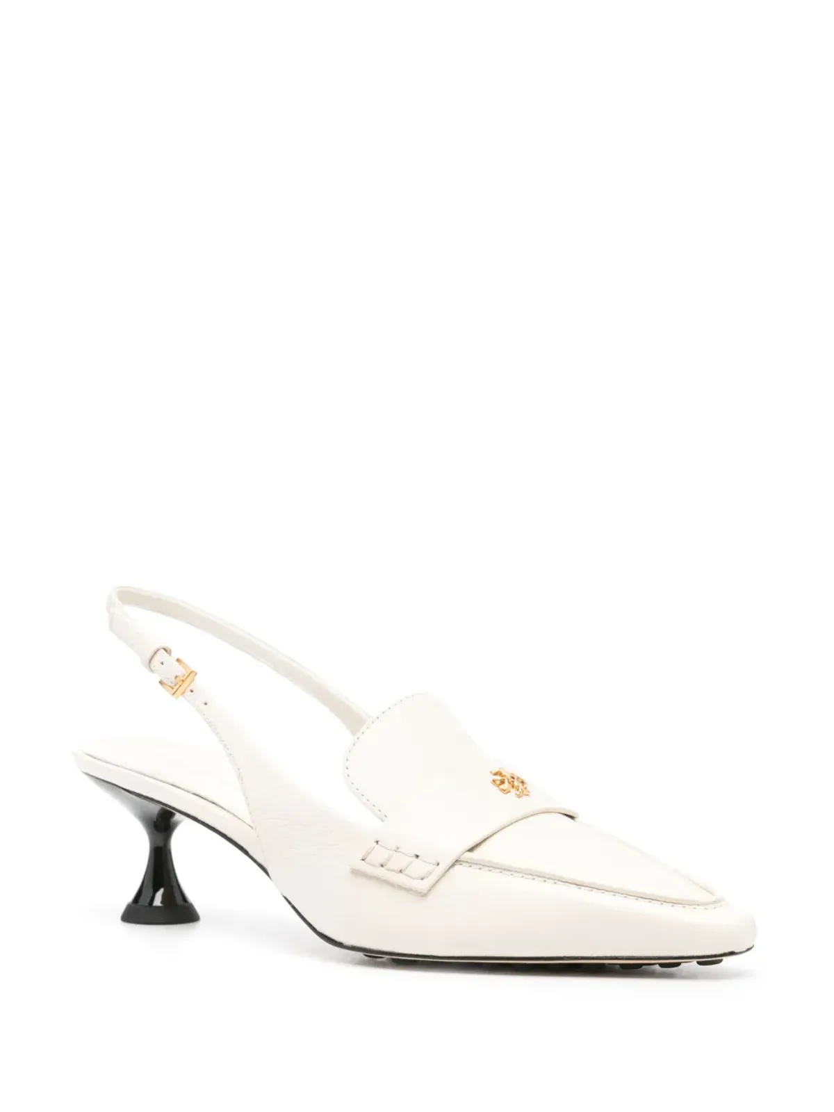 Tory Burch スリングバック レザー ポンプ - ベージュ系 - 画像2