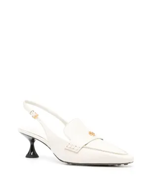 Tory Burch スリングバック レザー ポンプ - ベージュ系 - サムネイル2