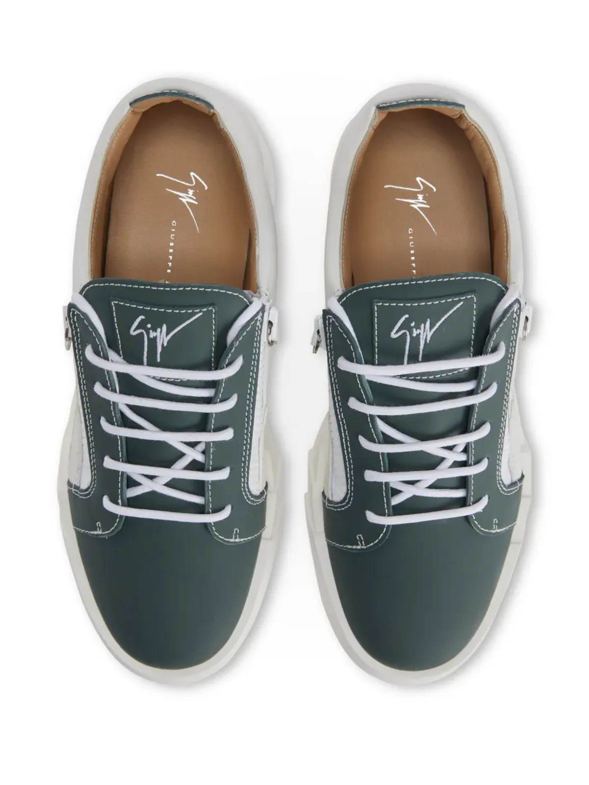 Giuseppe Zanotti ザ・シャークスニーカー - グリーン - 画像4