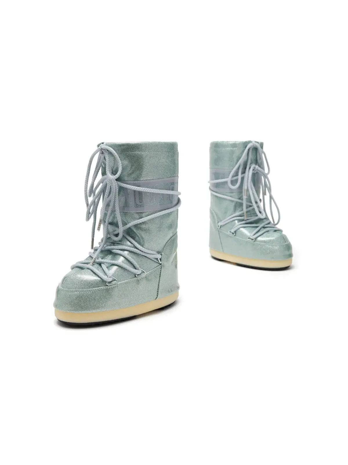 Moon Boot Kids アイコン グリッター スノーブーツ - 画像4