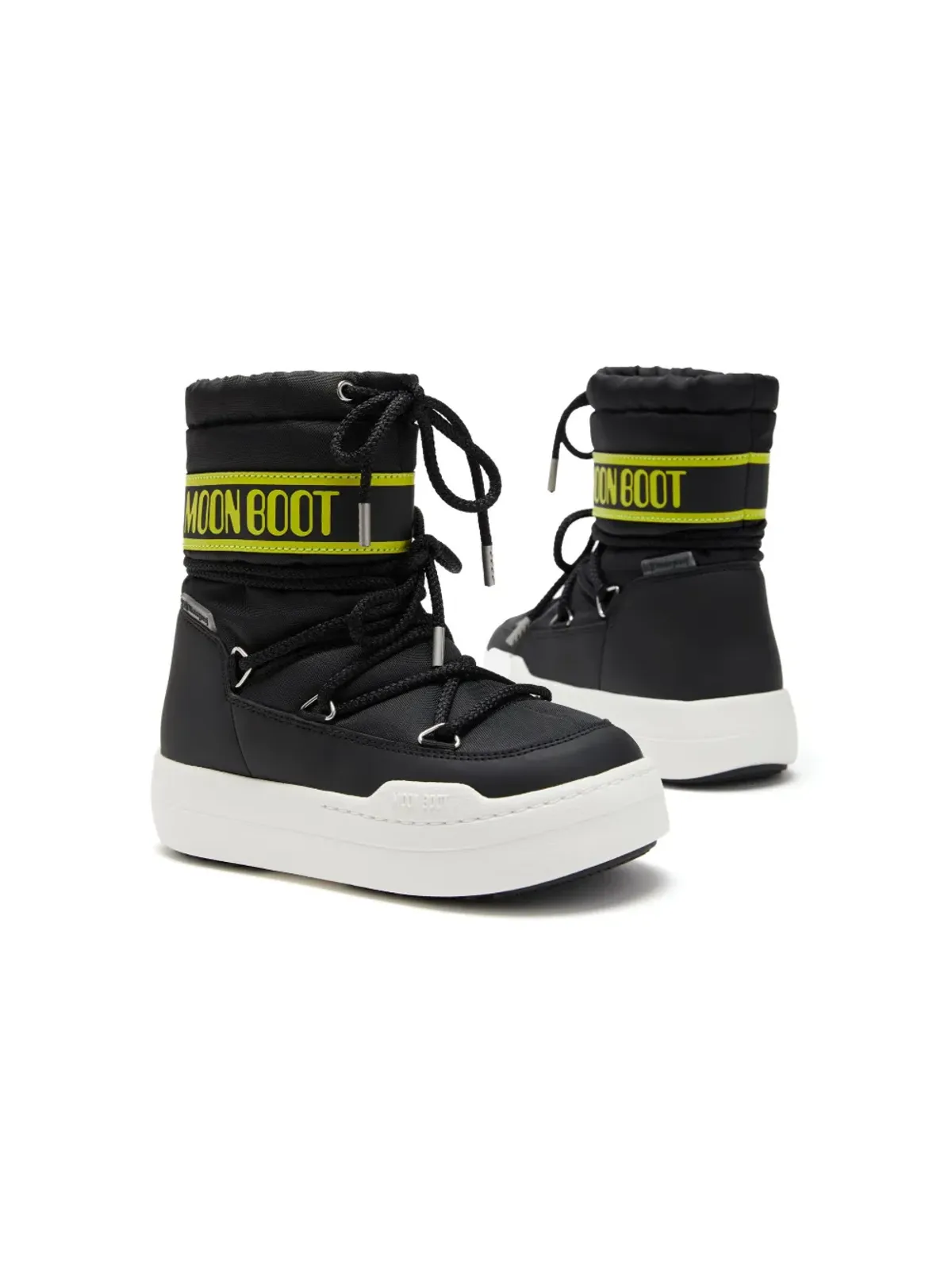 Moon Boot Kids パークフラットフォームスノーブーツ - 画像4