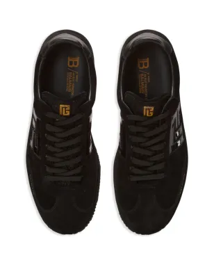 Balmain Swan スエード スニーカー - ブラック - サムネイル3
