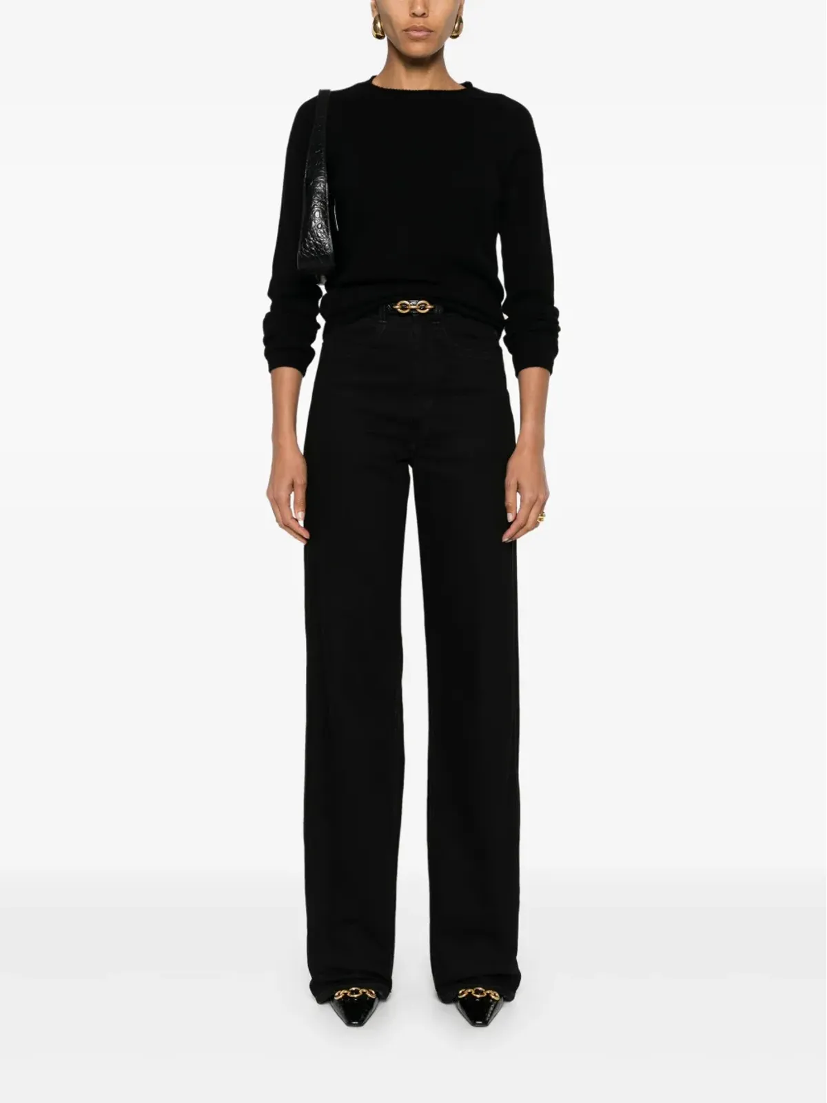 TOM FORD ロゴプレート カシミヤニットセーター - 画像2