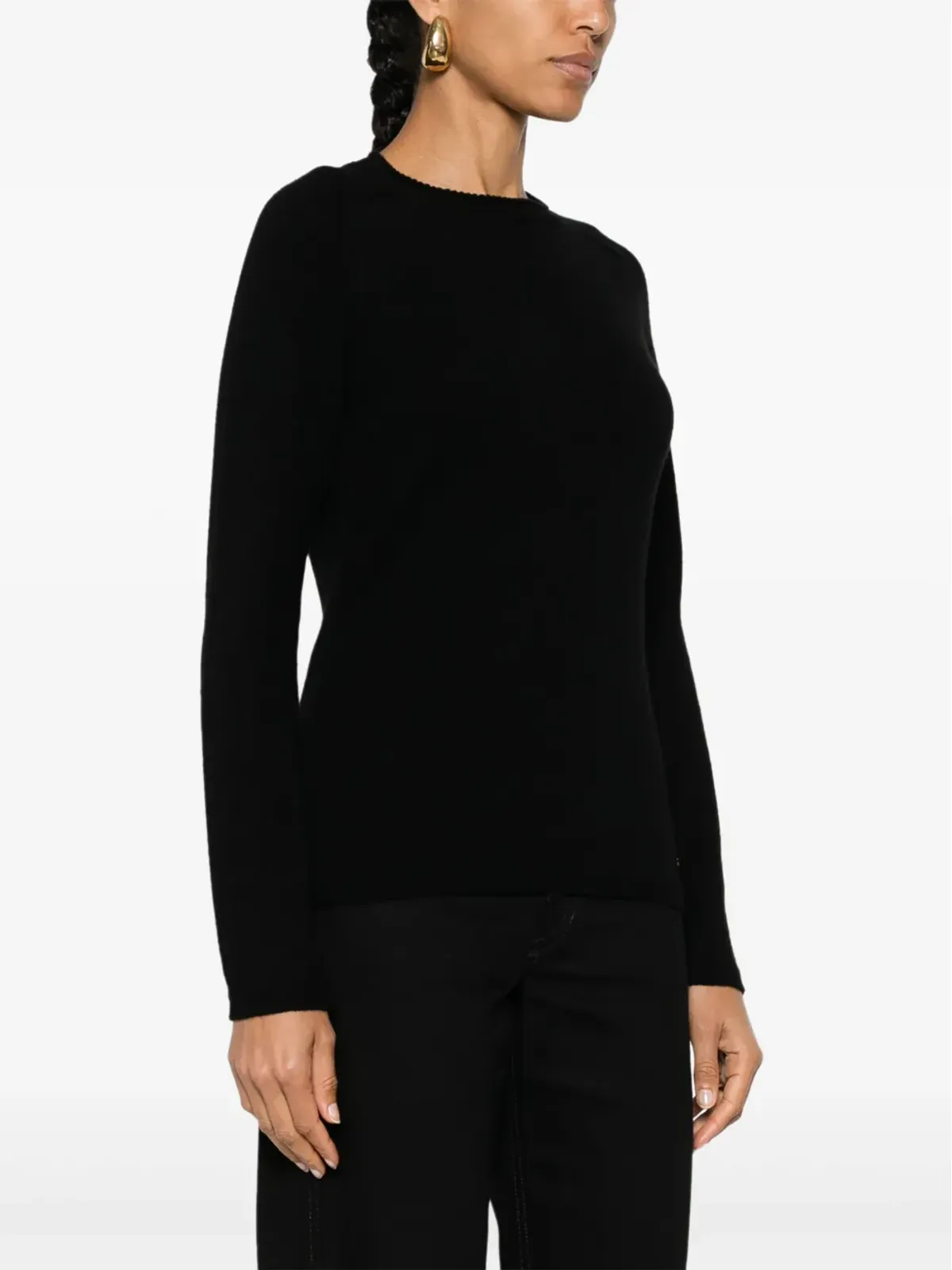 TOM FORD ロゴプレート カシミヤニットセーター - 画像3