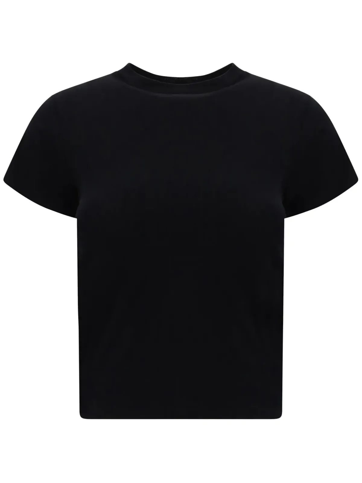 The Row ラウンドネック コットンTシャツ ブラック - 画像1