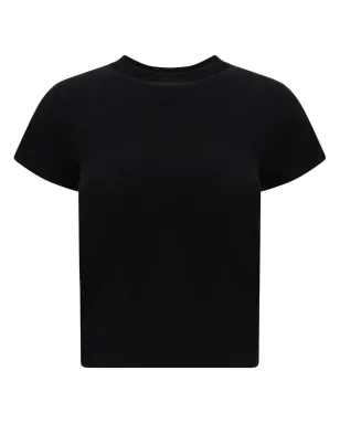 The Row ラウンドネック コットンTシャツ ブラック - サムネイル1