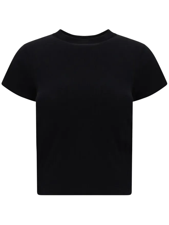 The Row The Row ラウンドネック コットンTシャツ ブラックの商品画像