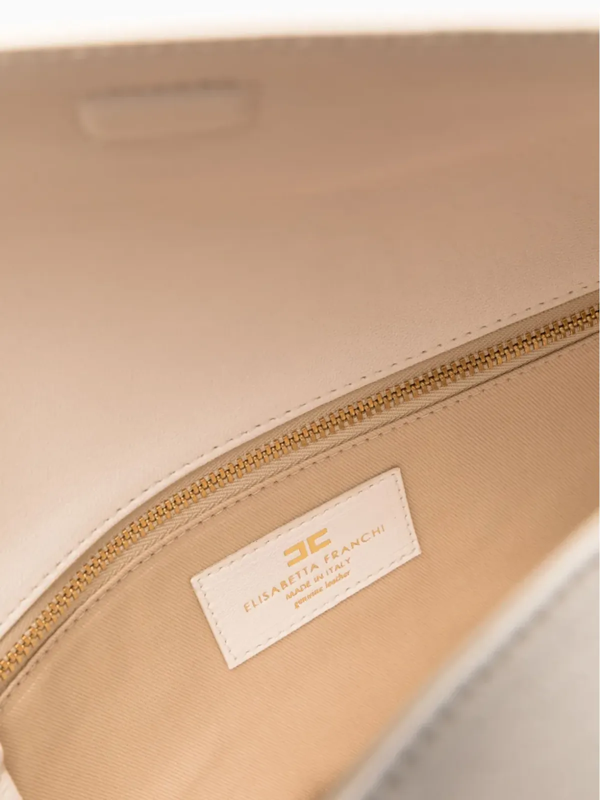 Elisabetta Franchi ミディアム スープル ショルダーバッグ - ニュートラルカラー - 画像5