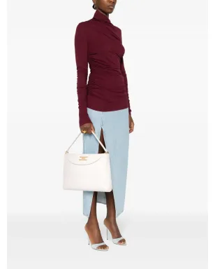 Elisabetta Franchi ミディアム スープル ショルダーバッグ - ニュートラルカラー - サムネイル2