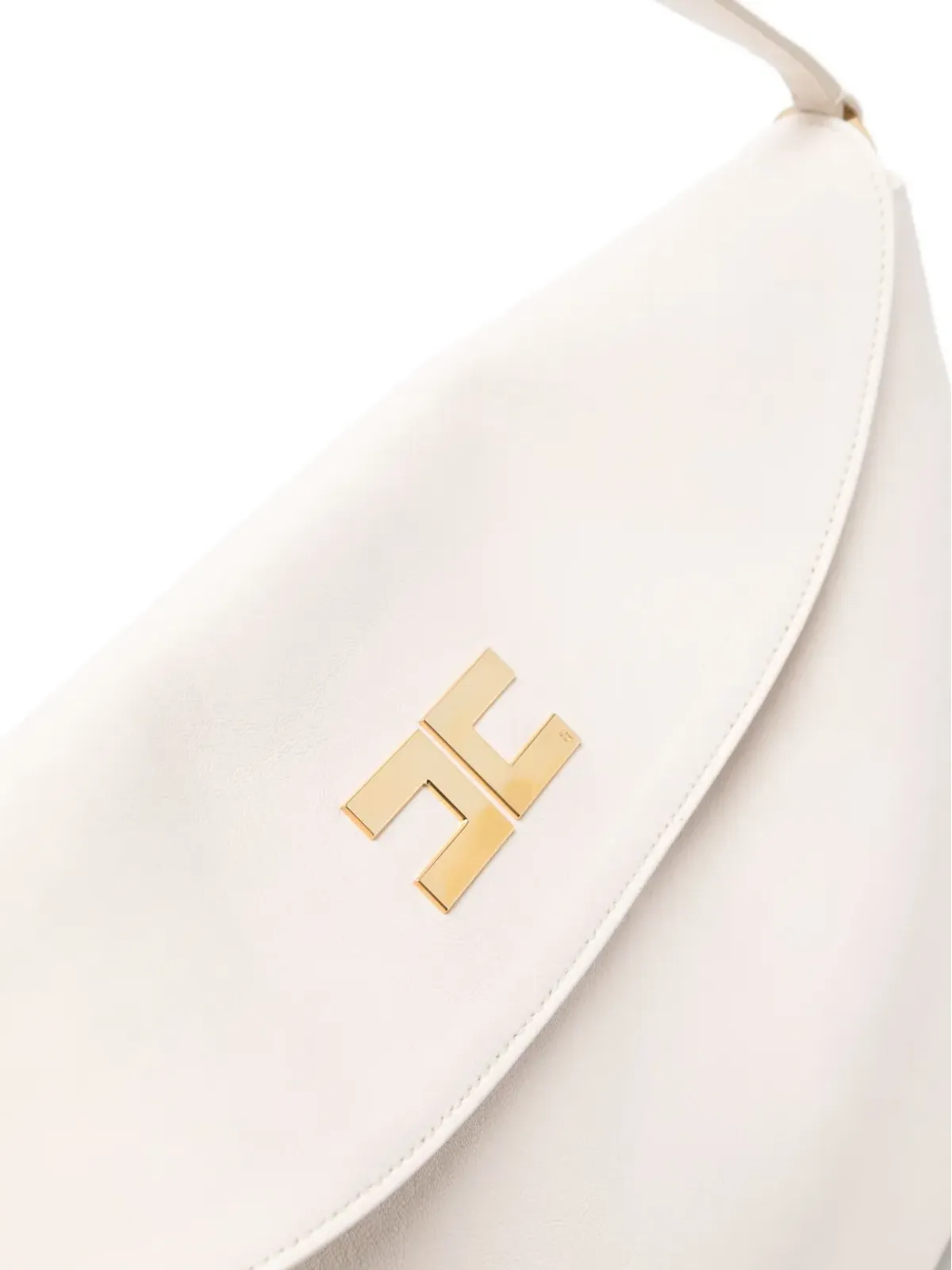 Elisabetta Franchi ラージ Souple ショルダーバッグ - ベージュ系 - 画像4
