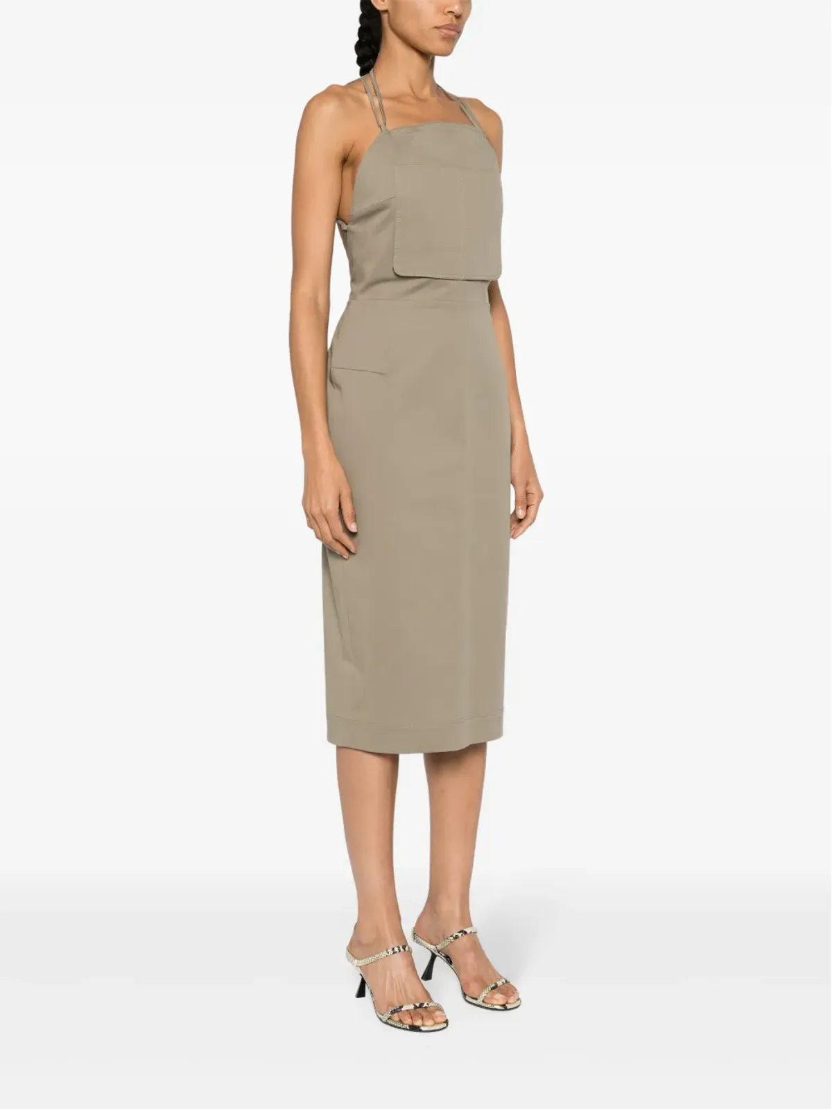 Max Mara ワークウェア ミッドドレス - グリーン - 画像3