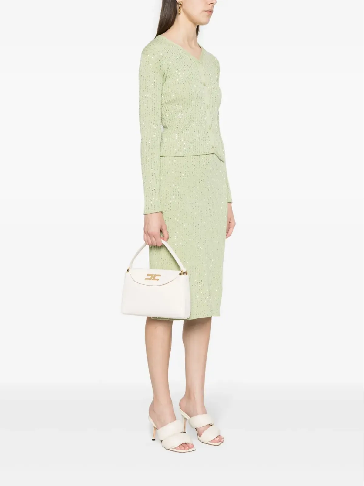 Elisabetta Franchi 小型 Souple ショルダーバッグ - ニュートラルカラー - 画像2