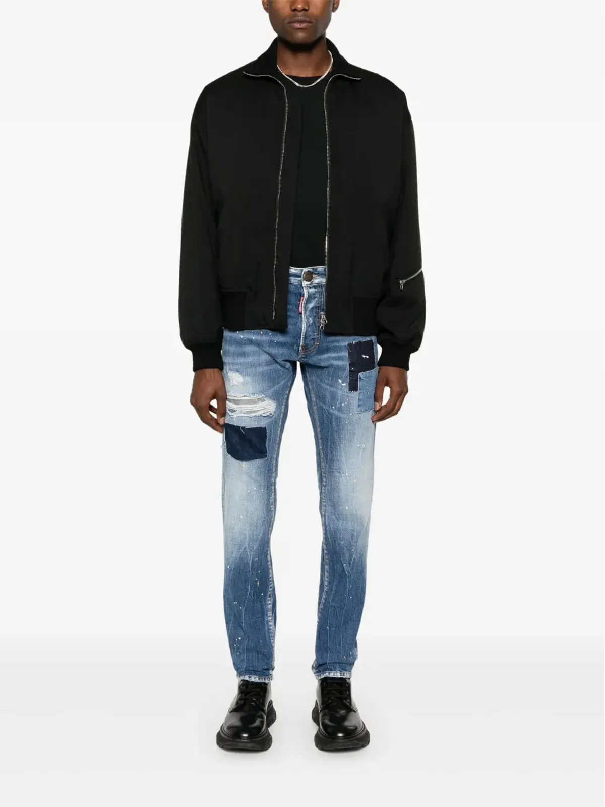 DSQUARED2 クールガイ スリムフィット ジーンズ ブルー - 画像2