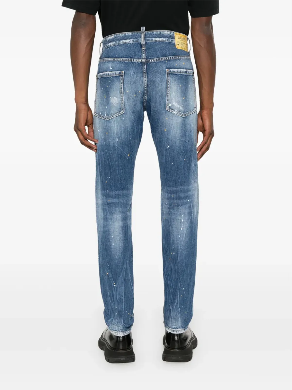 DSQUARED2 クールガイ スリムフィット ジーンズ ブルー - 画像4