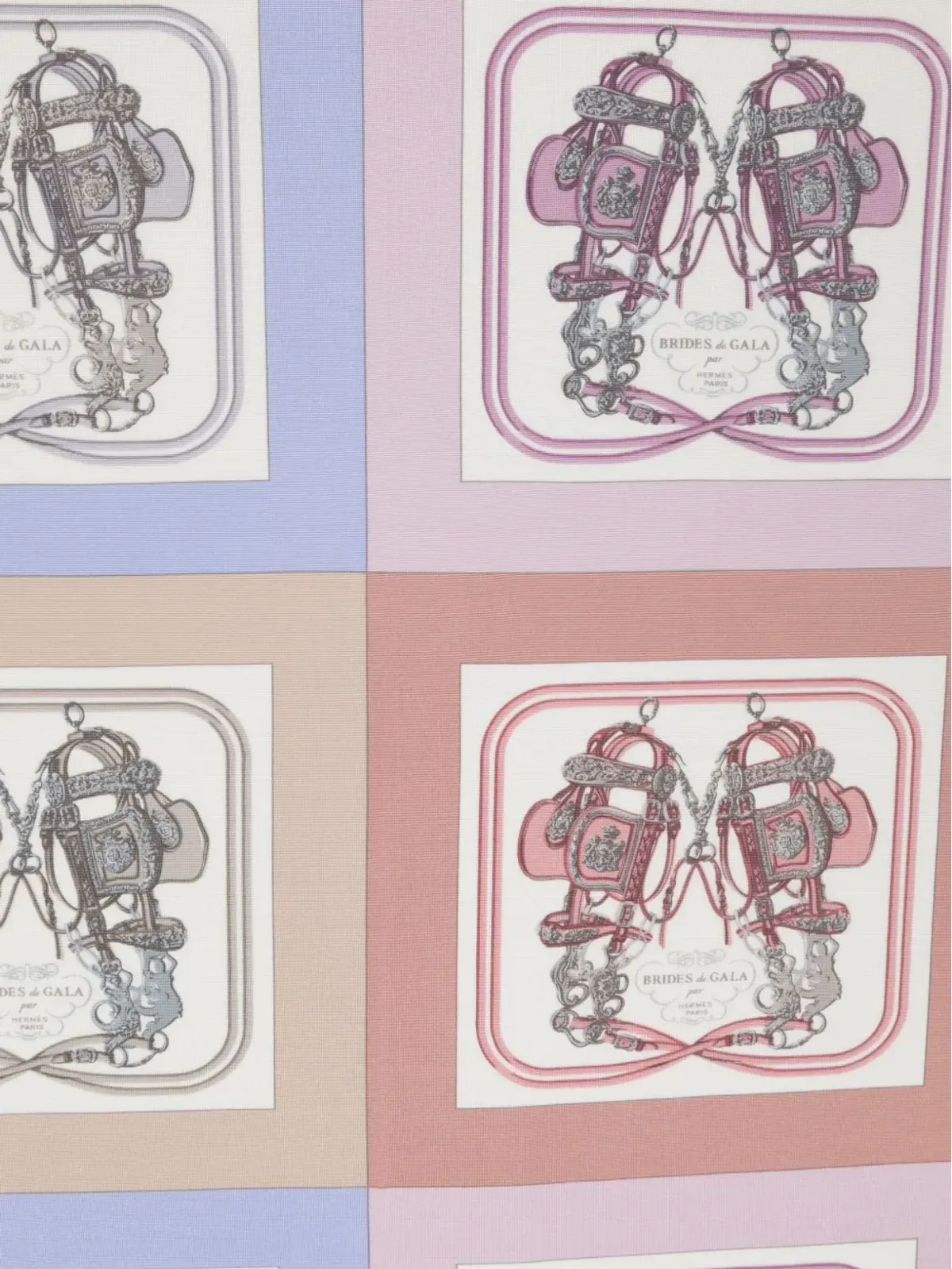 Hermès ビンテージ 2020年代 グラフィックプリント スカーフ - 画像2