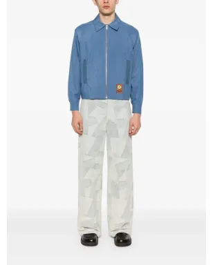 Maison Kitsuné フローティング・フラワー・パッチ ボンバー ジャケット - ブルー - サムネイル2