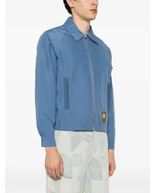 Maison Kitsuné フローティング・フラワー・パッチ ボンバー ジャケット - ブルー - サムネイル3