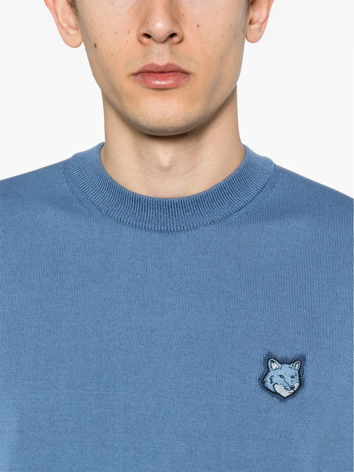Maison Kitsuné シグネチャー・フォックスモチーフのニットセーター - 画像5