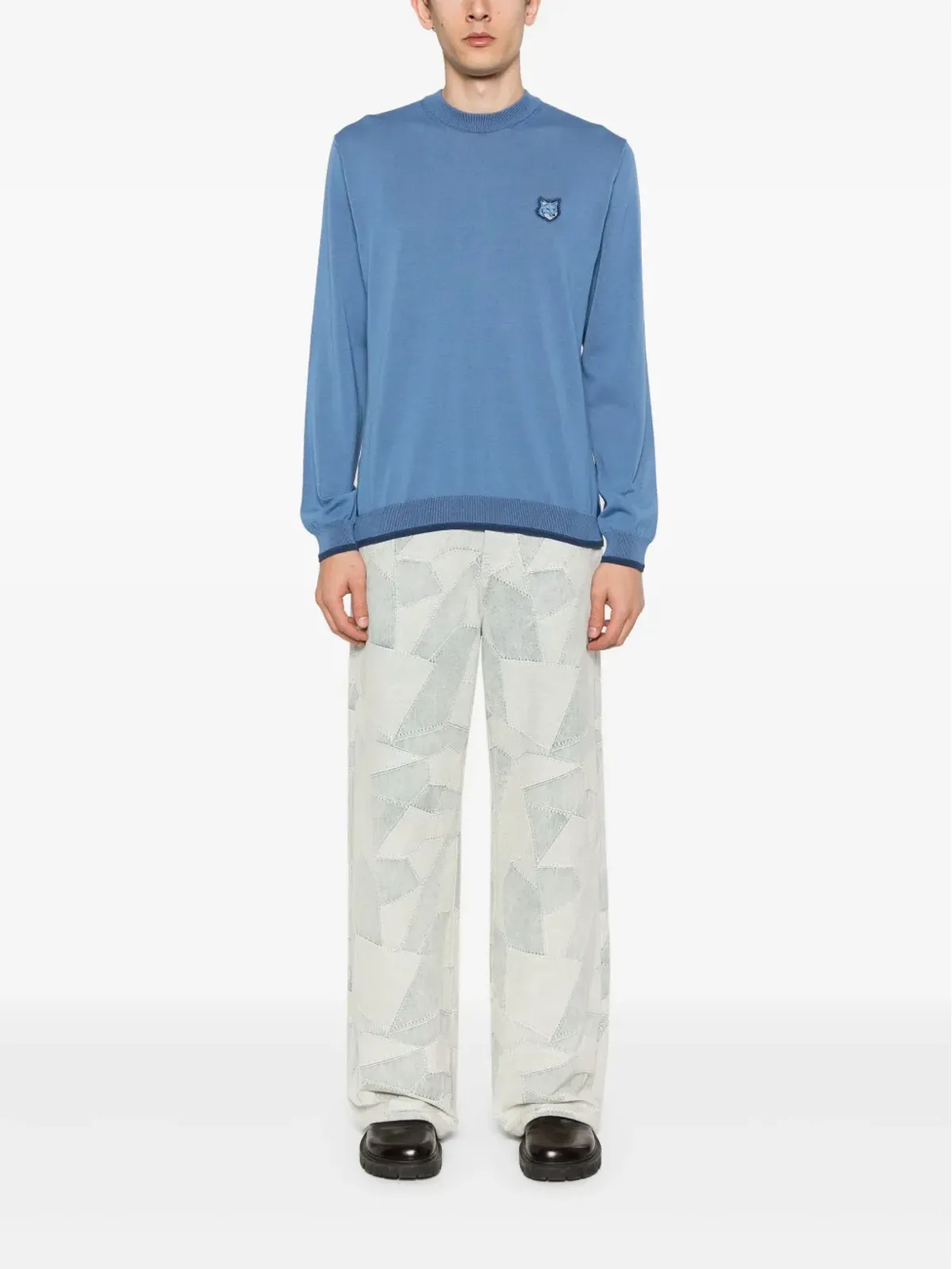 Maison Kitsuné シグネチャー・フォックスモチーフのニットセーター - 画像2
